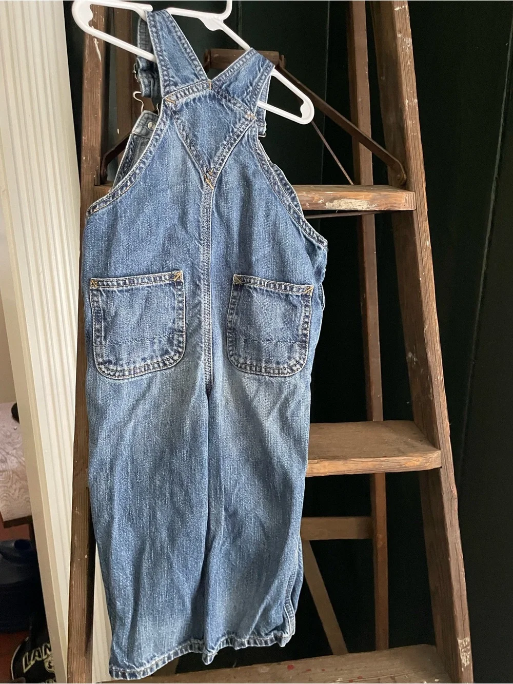 GAP Classic Kids Denim Overalls - Blue